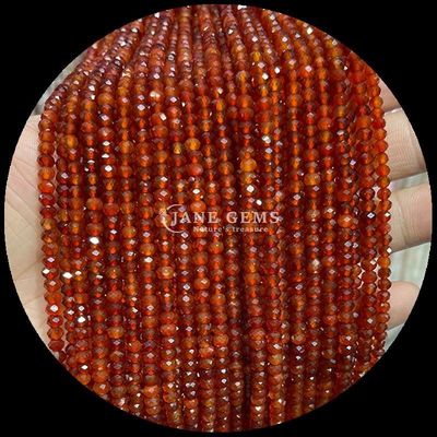 DIY Jewelry Making Faceted Abacus Loose Bead Strands for Healing Energy and Parties