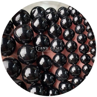 Natural Agates Stone Beads Smooth Round Loose Spacer Beads For Jewelry Making DIY Bracelets