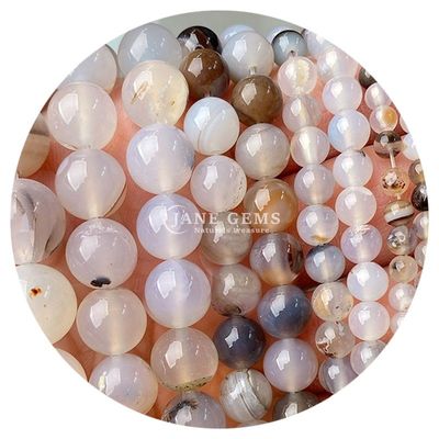 Natural Healing Crystal Gemstone Loose Beads Smooth Stone Beads For Jewelry Making