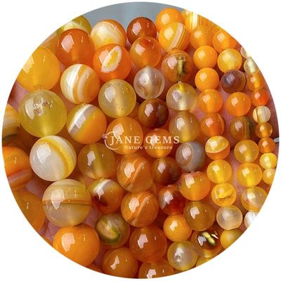 Natural Healing Crystal Gemstone Loose Beads Smooth Stone Beads For Jewelry Making