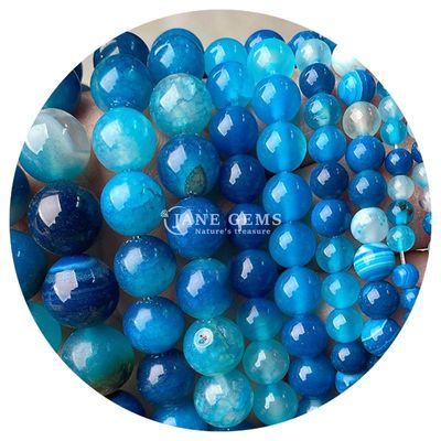 Natural Healing Crystal Gemstone Loose Beads Smooth Stone Beads For Jewelry Making