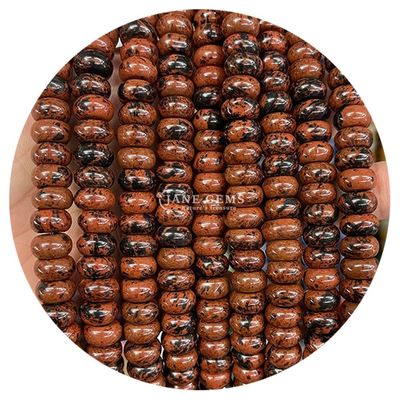 Natural Smooth Semi Precious  Round Loose Stone Beads Energy Healing Beads For Jewelry Making