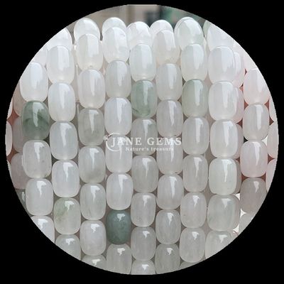 Rose Quartz Clear Quartz Natural Gemstone Bead Strands Natural Gemstone Barrel Shape Beads for Custom Gifts
