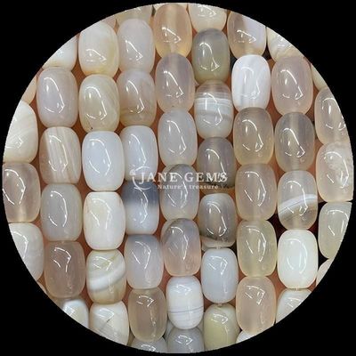 Gems Bead Howlite Opalite Natural Crystal Gemstone Barrel Shape Loose Bead Strands for Jewelry Making