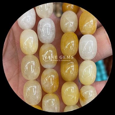 Gems Bead Howlite Opalite Natural Crystal Gemstone Barrel Shape Loose Bead Strands for Jewelry Making