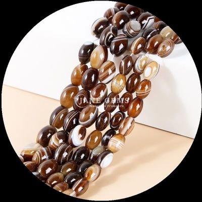 Gems Bead Dalmatian Jasper Natural Crystal Gemstone Barrel Shape Loose Bead Strands for Jewelry Making