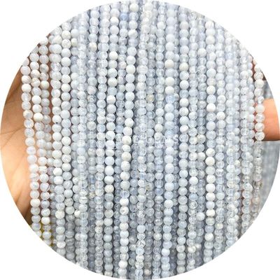 Healing Energy Semi-Precious Stone Smooth Round Loose Beads Zebra Jasper Natural Beads Strands For DIY