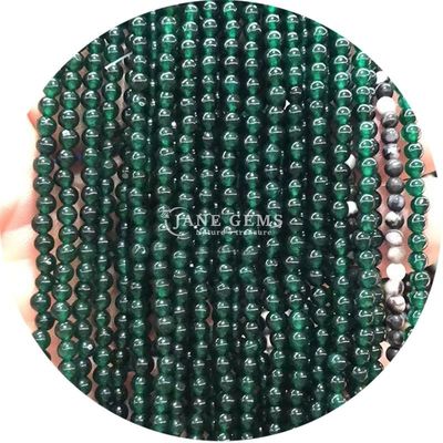Healing Energy Semi-Precious Stone Smooth Round Loose Beads Zebra Jasper Natural Beads Strands For DIY