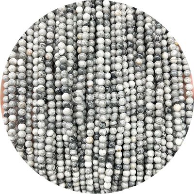 Semi-Precious Stone Citrine Tourmaline Healing Loose Round Bead Strands For Birthday Gift Making