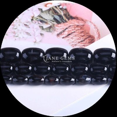 Gems Bead Carnelian Green Agate Natural Crystal Gemstone Barrel Shape Loose Bead Strands for Jewelry Making