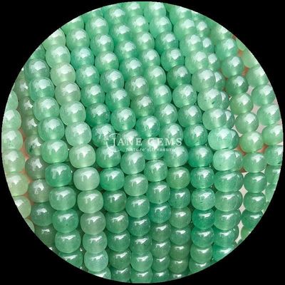 Gems Bead Green Aventurine Violet Stone Natural Crystal Gemstone Apple Shape Loose Bead Strands for Jewelry Making