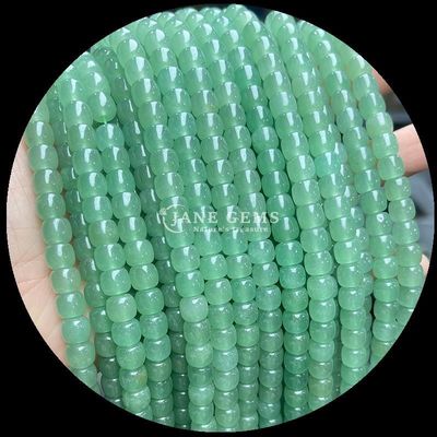 Gems Bead Green Aventurine Violet Stone Natural Crystal Gemstone Apple Shape Loose Bead Strands for Jewelry Making