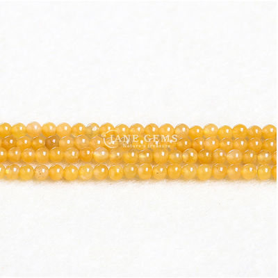 Genuine Natural Stone Gemstone Polished Smooth Loose Round Bead Diy For Bracelet Necklace Making Accessories