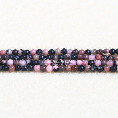 Natural Stone Beads Loose Stone Beads Crystal Garnet Red Jasper Black Agate Beads For Jewelry Making