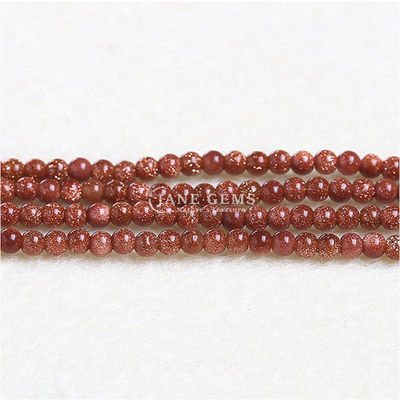 Crystal Round Shape Loose Beads Strand Clear Quartz Unakite For DIY Crafts Making