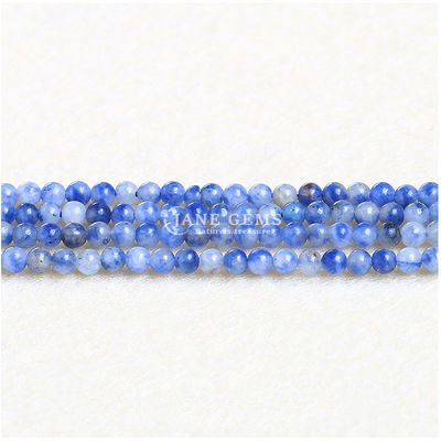 Crystal Round Shape Loose Beads Strand Clear Quartz Unakite For DIY Crafts Making