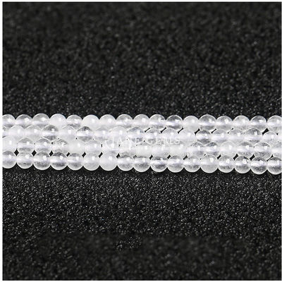 Crystal Round Shape Loose Beads Strand Clear Quartz Unakite For DIY Crafts Making