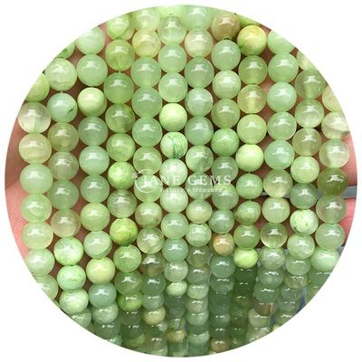 Mixed Round Jades Chalcedony Stone Beads Healing Crystal Natural Stone Loose Beads DIY Jewelry Making