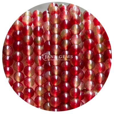 Various Smooth Round Loose Chalcedony Stone Beads Gemstone For Bracelet Beads Jewelry Making