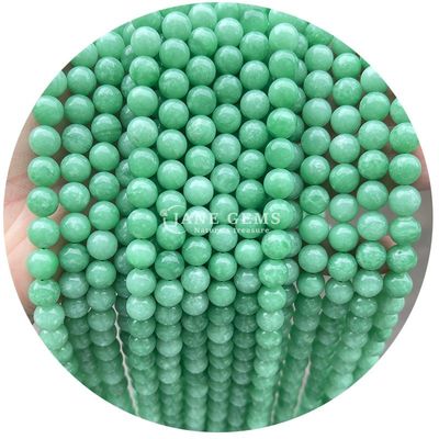 Round Jades Color Chalcedony Stone Beads Healing Crystal Natural Stone Loose Beads For DIY Jewelry Making