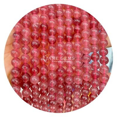 Round Jades Color Chalcedony Stone Beads Healing Crystal Natural Stone Loose Beads For DIY Jewelry Making