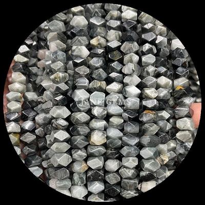 Gems Bead Natural Crystal Amazonite Eagle Eye Gemstone Irregular Tumbled Shape Loose Bead Strands for Jewelry Making