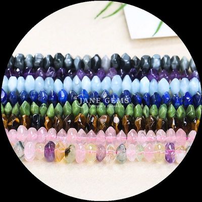 Gems Bead Natural Crystal Amazonite Eagle Eye Gemstone Irregular Tumbled Shape Loose Bead Strands for Jewelry Making