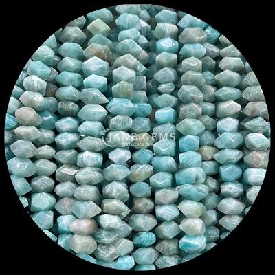 Gems Bead Natural Crystal Amazonite Eagle Eye Gemstone Irregular Tumbled Shape Loose Bead Strands for Jewelry Making