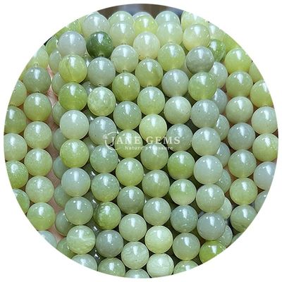 Mix Natural Gemstone Loose Beads Red Aventurine Green Jade For Crystal Crafts Making