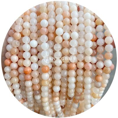 Mix Natural Gemstone Loose Beads Red Aventurine Green Jade For Crystal Crafts Making