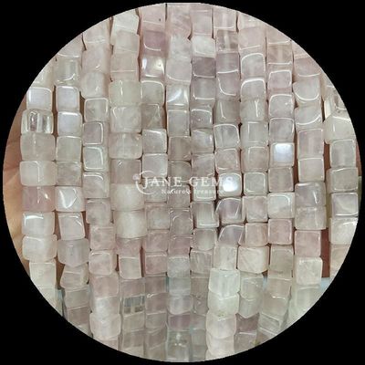 Cube Square Shape Opalite Tiger's Eye Loose Bead Strands for Healing Energy