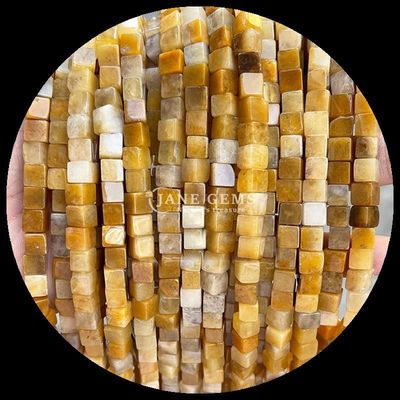 Cube Square Shape Howlite Lapis Lazuli Loose Bead Strands for DIY Jewelry Making