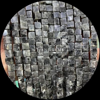 Cube Square Shape Howlite Lapis Lazuli Loose Bead Strands for DIY Jewelry Making