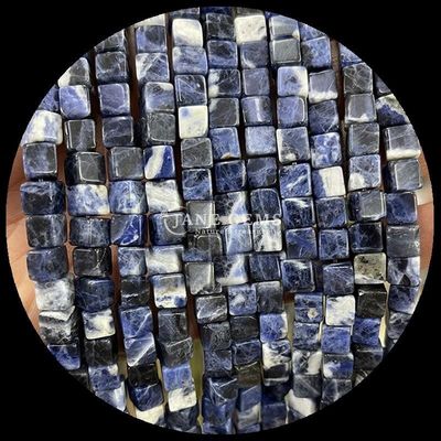 DIY Jewelry and Crystal Healing Natural Labradorite Blue Dot Loose Bead Strands in Different Sizes