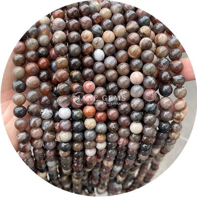 Natural Smooth Charm Gemstone Semi Precious Lapis Lazuli  Loose Stone Beads For Bracelet Jewelry Making
