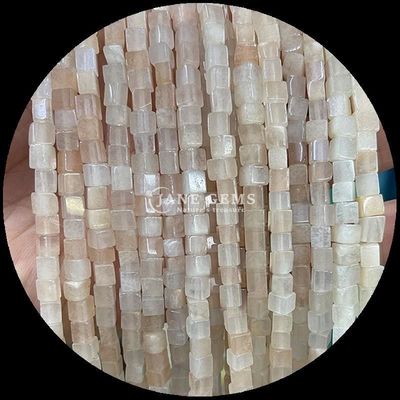 Cube Square Shape Natural Gemstone Bead Red Turquoise Black Agate Loose Bead Strands For DIY Jewelry