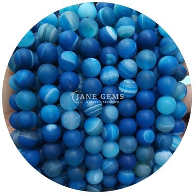 Frosted Agate Matte Loose Beads Handmade Semi-Finished Products For Birthday Gifts