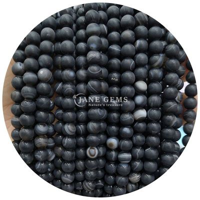 Frosted Agate Matte Loose Beads Handmade Semi-Finished Products For Birthday Gifts