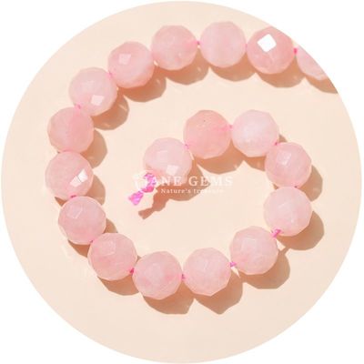 Crystal Faceted Round Bead Bracelet Semi-Finished DIY Jewelry Accessories Loose Beads