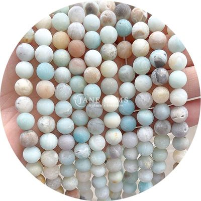Polished Round Shape Beads DIY Decoration Semi-Finished Products Polished Stones Beads