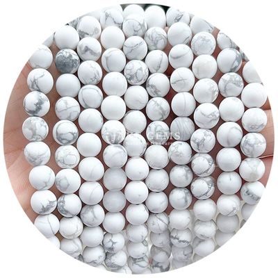 Polished Round Shape Beads DIY Decoration Semi-Finished Products Polished Stones Beads