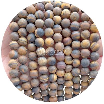 Polished Round Shape Beads DIY Decoration Semi-Finished Products Polished Stones Beads