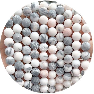 Frosted Healing Matte Round Beads Semi-Finished Products For DIY Gift Handmade Jewlery