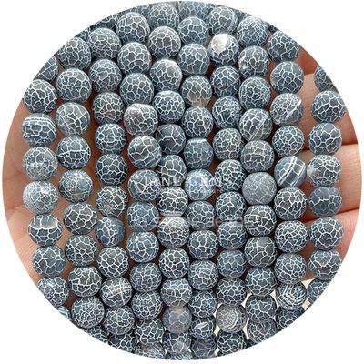 Frosted Healing Matte Round Beads Semi-Finished Products For DIY Gift Handmade Jewlery
