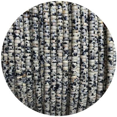 Crystal Beads Right Angle Shape Dalmatian Jasper Loose Beads For Making DIY Crafts