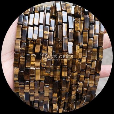 Rectangle Square Shape Loose Bead Strands for Bracelets Natural Red Agate Amethyst