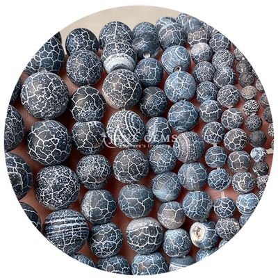 Mix Weathered Agate Green Weathered Agate Bulk Bead Strands For Jewelry Accessories