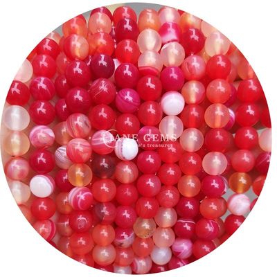 Colorful Loose Round Crystal Healing Gemstone Beads For Gift And Party Decoration