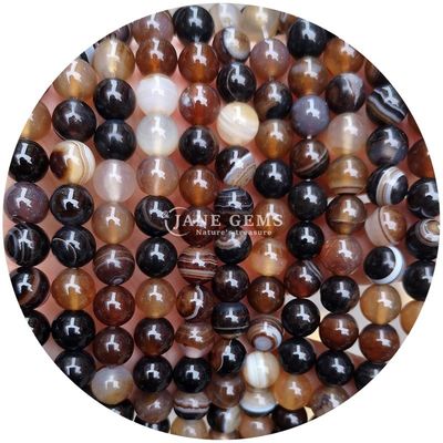 Colorful Loose Round Crystal Healing Gemstone Beads For Gift And Party Decoration