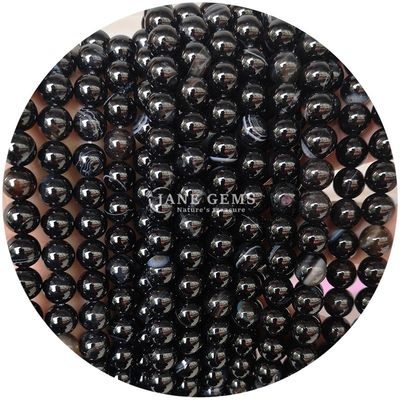Round Shape Agate Beads Polished Smooth For Jewelry And Crafts Making